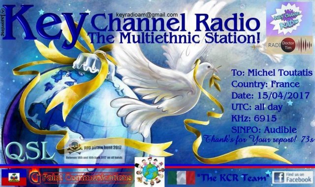 eQSL de KCR 733528KeyChannelRadio
