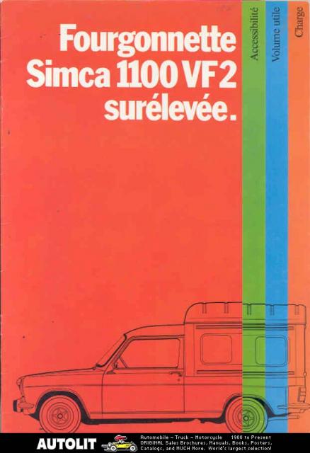 Publicités utilitaires 1100 VF1, VF2, VF2 pick-up, pick-up bâché, VF3. 743954doc_VF2_fr