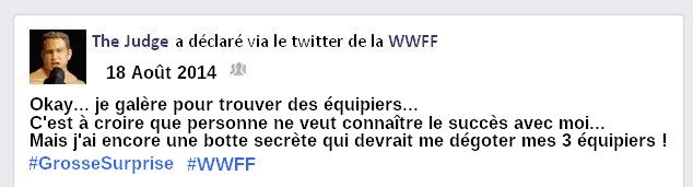 LeChangementCestMaintenant - Le Twitter de la WWFF (rumeurs et autres discussions) - Page 7 767911076