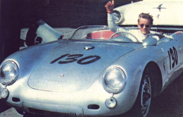 Célébrités et leurs bolides 822465jamesdeanporsche