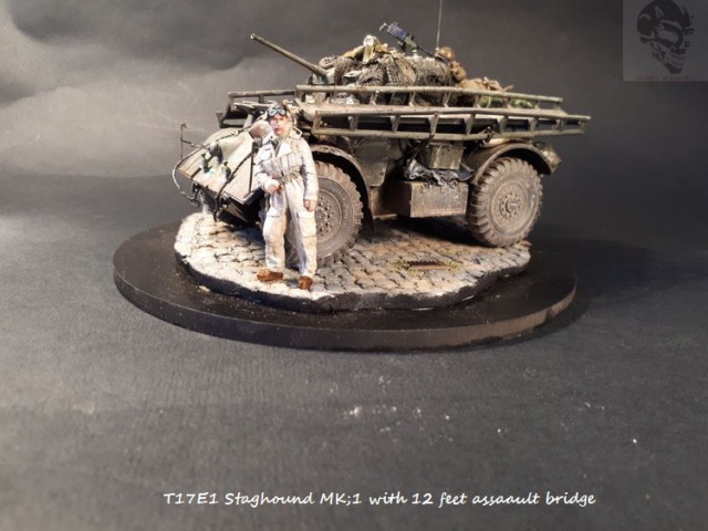 Staghound MK1 late production ,Royal Canadian 12th Manitoba Dragon (Bronco 1/35) Caen 1944 82548020170822115110