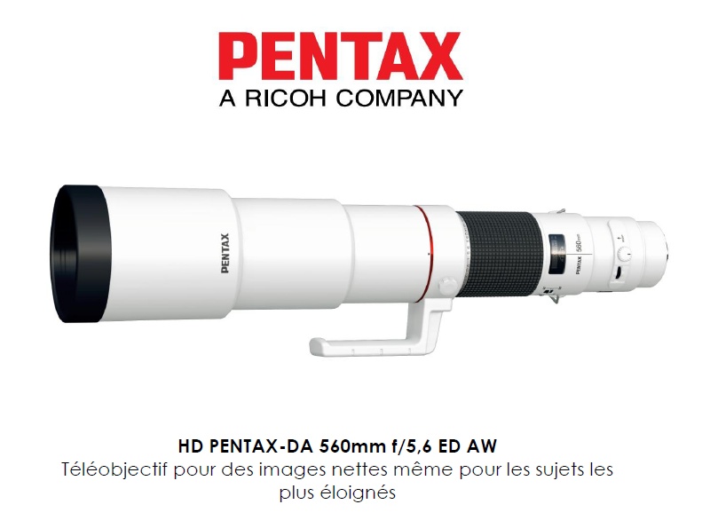 HD PENTAX-DA 560mm f/5,6 ED AW 827514560