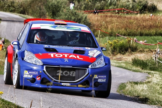 Beau Podium Pour José Suárez Et La Peugeot 208 T16 Au Rallye Rzezsów (ERC, Pologne) 828131GD17ERC05POL176