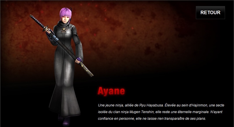 Le site officiel de la Team Ninja et le site officiel de Ninja Gaiden 3 - Page 2 828306Ayane2