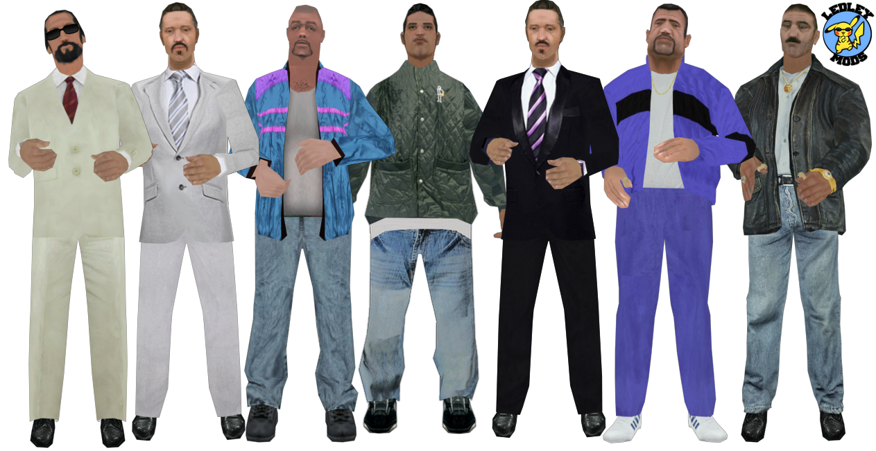 [WiP] Random mobsters skinpack, @ledleymod.  830105mafiapack