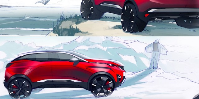 Comment le nouveau SUV Peugeot 3008 a pris vie ? 8319523008design