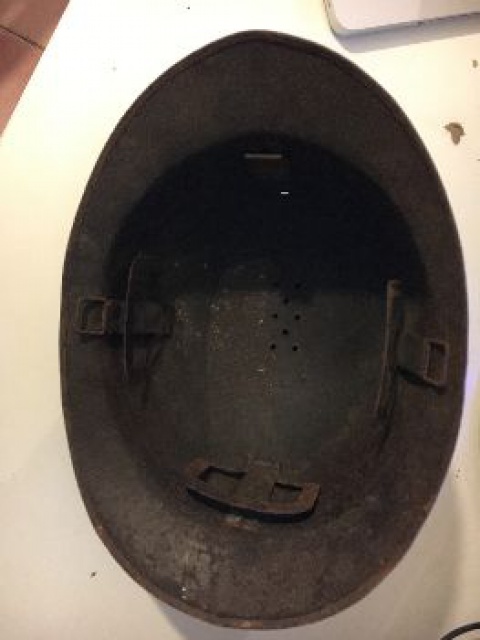 Casque français Adrian artillerie modèle 26, WW2 - Collection