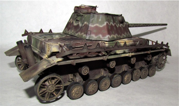 Panzer IV schmal turm 1/35 chassis Tamyia tourelle résine Camouflage 3 tons what-if !! FINI 839958003