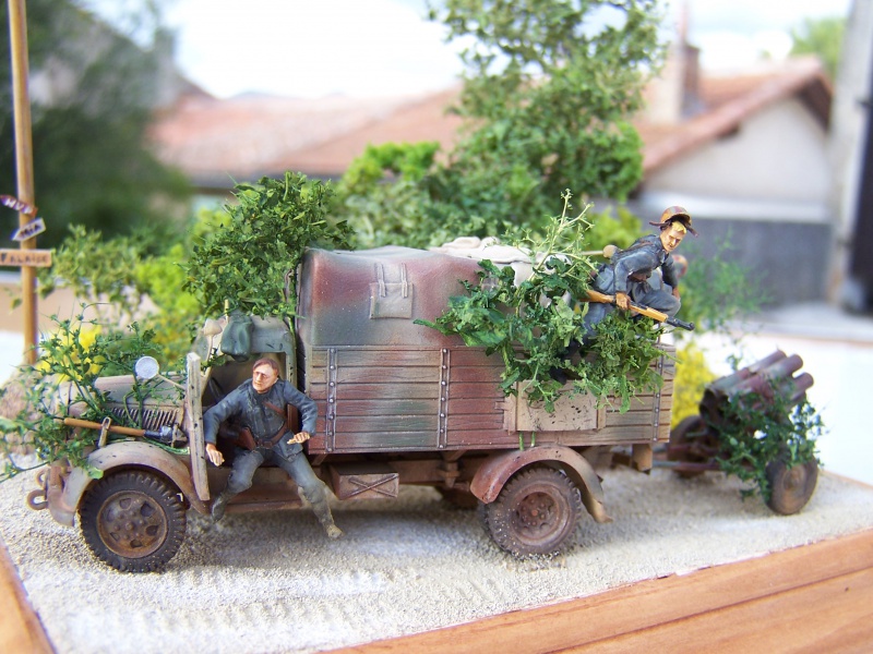 "Achtung Jabos"  Opel Blitz cargo et Nebelwerfer Falaise 08.44 8410971006938