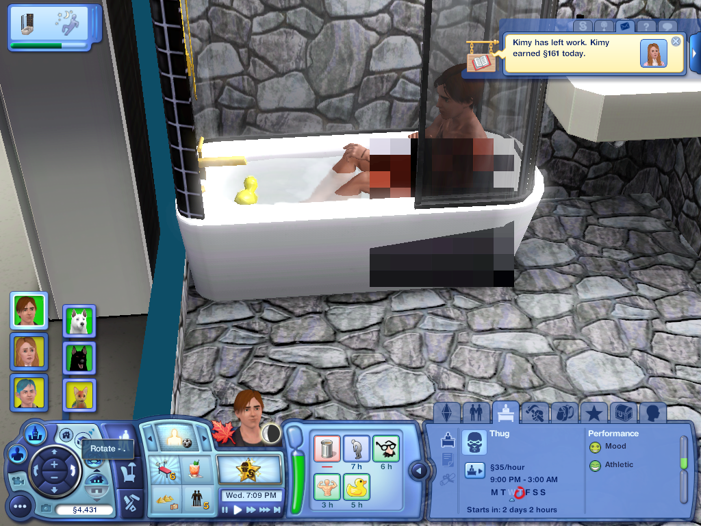 Les Sims ... Avec Kimy ! 844924canarddebain