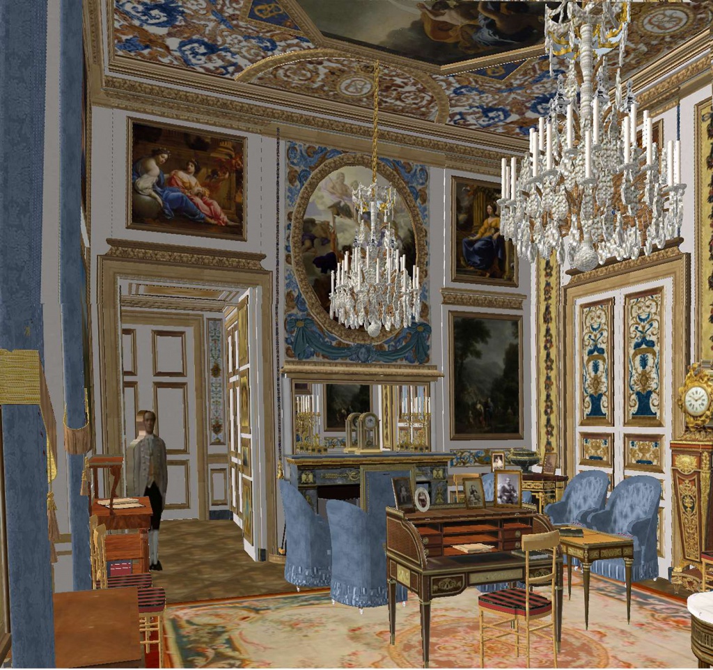 Reconstitution virtuelle du Palais des Tuileries, états Premier Empire et Second Empire 846382cabinetvueensembledepuissalonvert