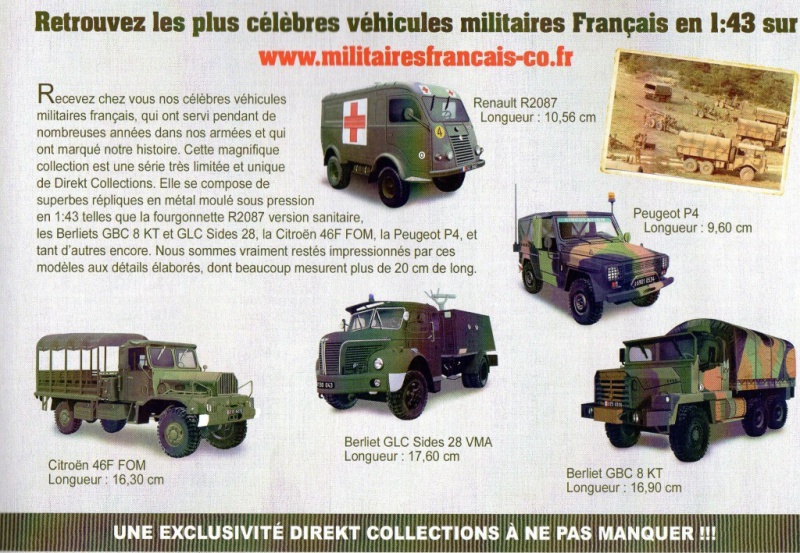 Collection-presse : Les véhicules militaires français au 1/43 (Direkt Collection 851669ob6dbbbcvehiculesmilitairesflyerdcbig