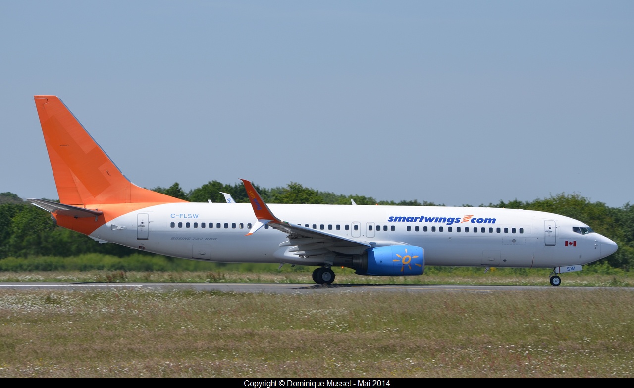 [17/05/2014] B737-800 (C-FLSW) SmartWing/Sunwing Airlines  "split scimitar" Winglets 858865DSC0242