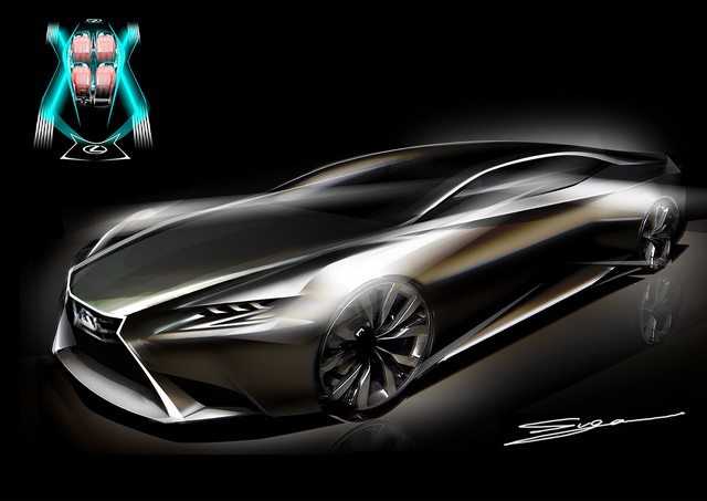 Lexus Au Salon De Genève 2017 - Première Mondiale De La Nouvelle Lexus LS 500h  8715222018lssketchext3