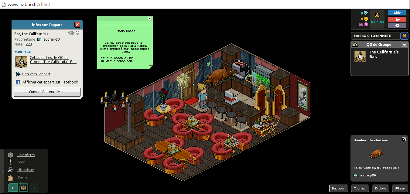 [Wallas-Tatsu] Bar, The California's.  [Mafia-Habbo] 879459avn