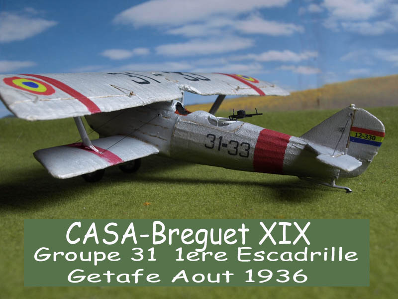 CASA-Breguet XIX Espagne Républicaine Aout 1936 886997B033