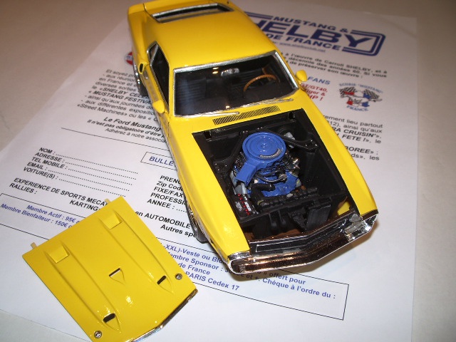 mustang shelby GT 500 1969 de chez revell au 1/25 894833IMGP0840