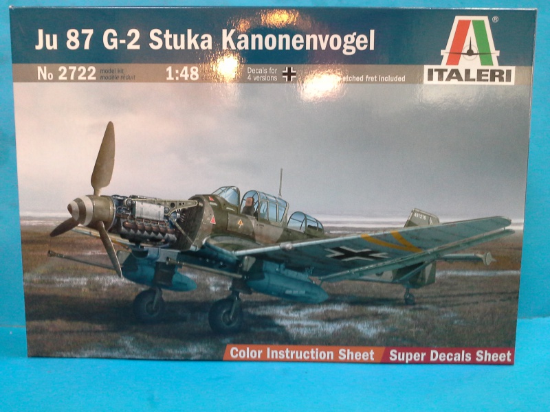 JU 87 G2 KANONENVOGEL ITALERI 1/48 :PATINE  LA SUITE. 90433920131219103537