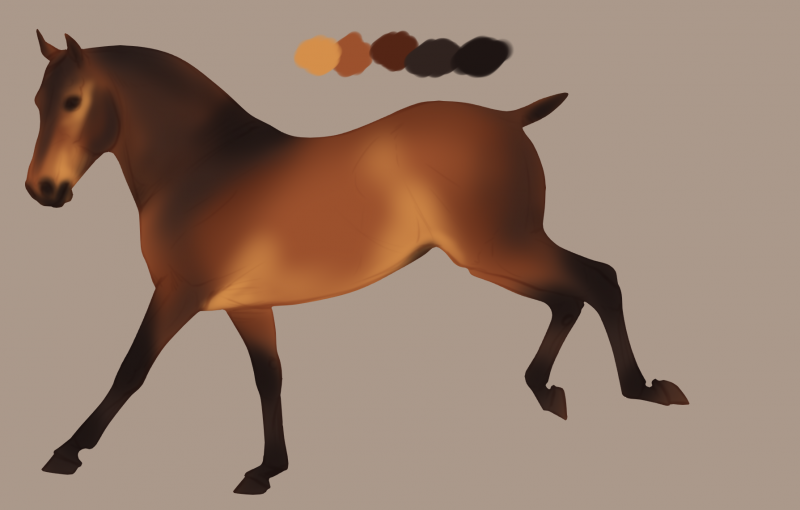 PEINDRE UN CHEVAL pour les nuls! - By Chibii 904505wip8