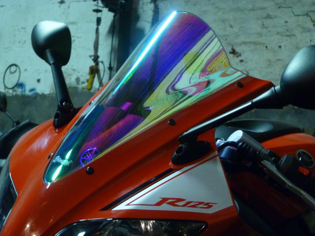 Une YZF R125 sunset red 917568P1010355