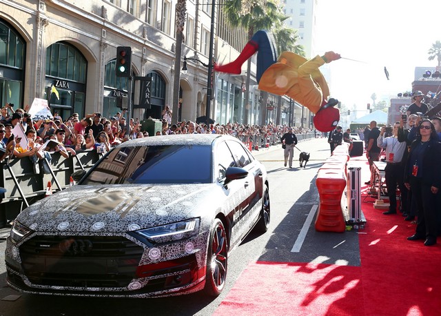 Nouvelle Audi A8 : invitée surprise masquée à la première de « Spider-Man : Homecoming » 921528A177408medium