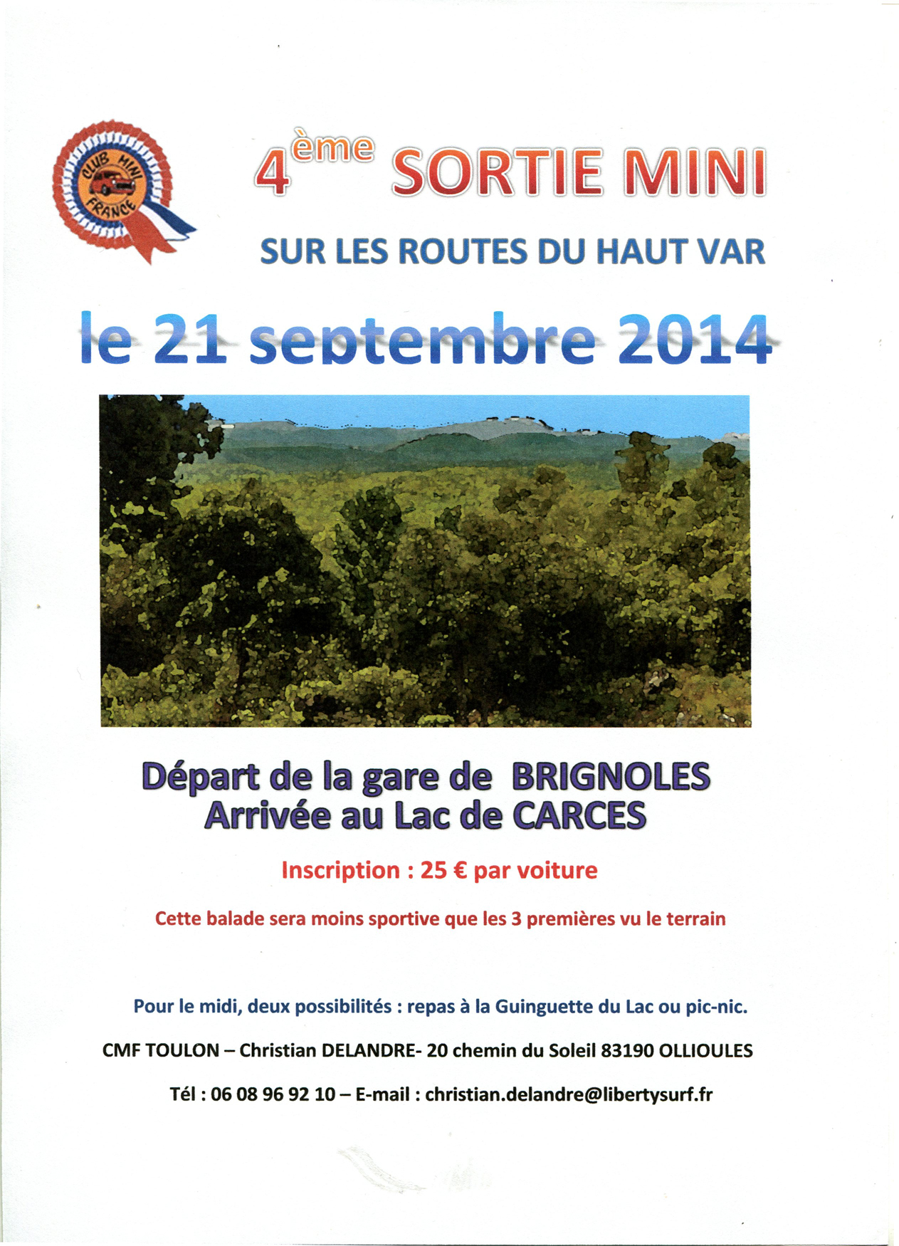 4ème SORTIE MINI DANS LE VAR 921888AFFICHE001