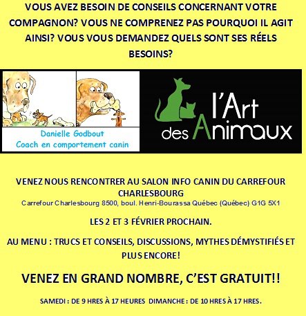 Salon info-canin à Charlesbourg (Quebec) 2 et 3 févr. 92616673513310200303642904345178316960n