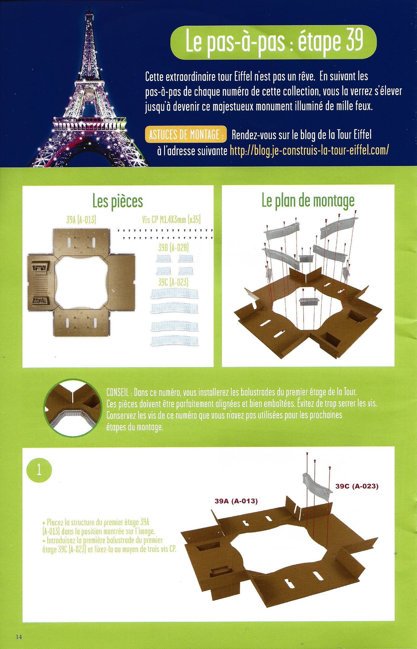 Numéro 39 - Je construis la Tour Eiffel - Les coulisses de la tour Eiffel 93609439b