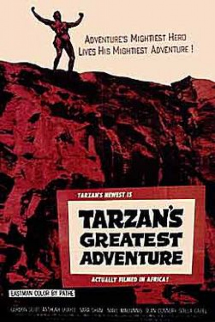 La Plus grande aventure de Tarzan: 942836afficheLaPlusgrandeaventuredeTarzanTarzansGreatestAdventure19592