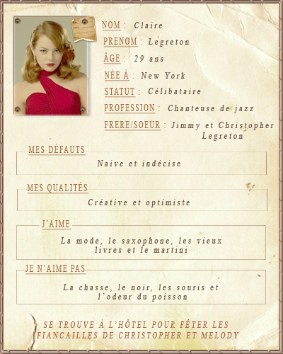 Les personnages 950590Claire