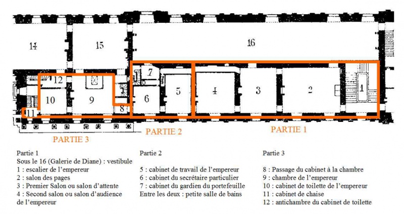 Reconstitution virtuelle du Palais des Tuileries, états Premier Empire et Second Empire 951977PLANVIDEO