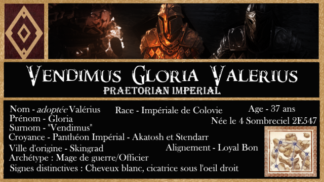 "Vendimus" Gloria Valérius - Chevalier Impérial 967266cadreprsentationvendimus1