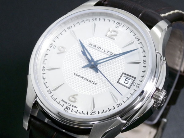 Choix d'une montre avec cadran blanc et aiguilles bleues 996508hamil