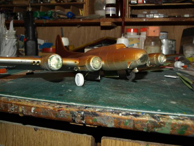 Boeing B17E Flying Fortress  [Frog] 1/72 + scratch  (VINTAGE) 999370B17033