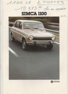 simca 1100 1977 Mini_266690pub1page001