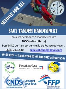 Parachutisme handisport  Mini_408824AfficheSkydiveforAll2017