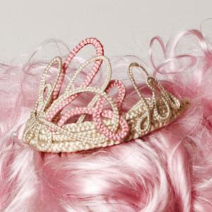 Bibis,fascinators et coiffes en faux cheveux Mini_726240Cl0003