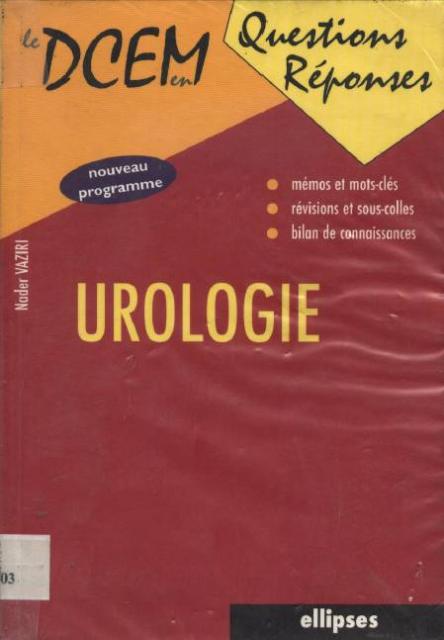 Collection DCEM questions/Réponses 118133dcem_urologie_mNU