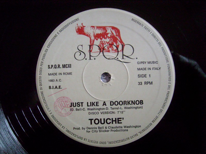 12'-TOUCHE'-JUST LIKE A DOORKNOB-1983-S.P.Q.R. REC 150868tou1