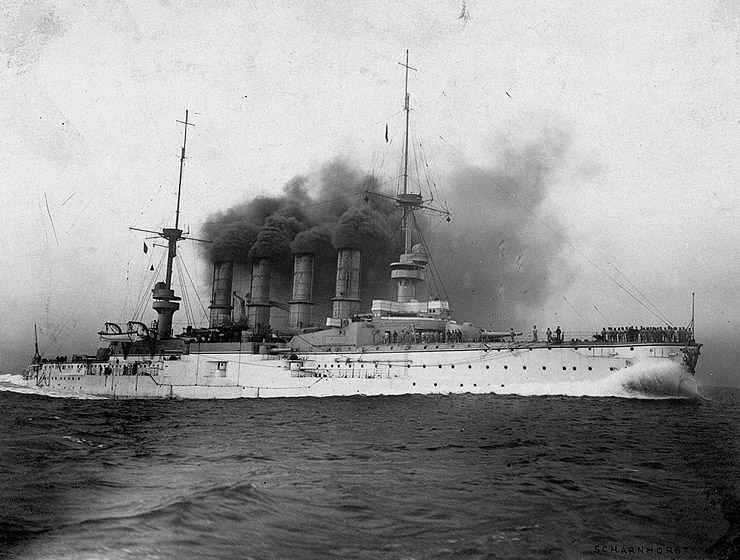ALLEMAGNE CROISEURS DE BATAILLE CLASSE MOLTKE 192232SMS_Scharnhorst