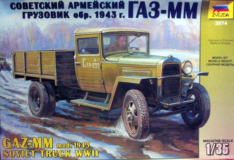 Camion Russe GAZ-MM de 1943 Zvezda 1/35 264352HPIM1718
