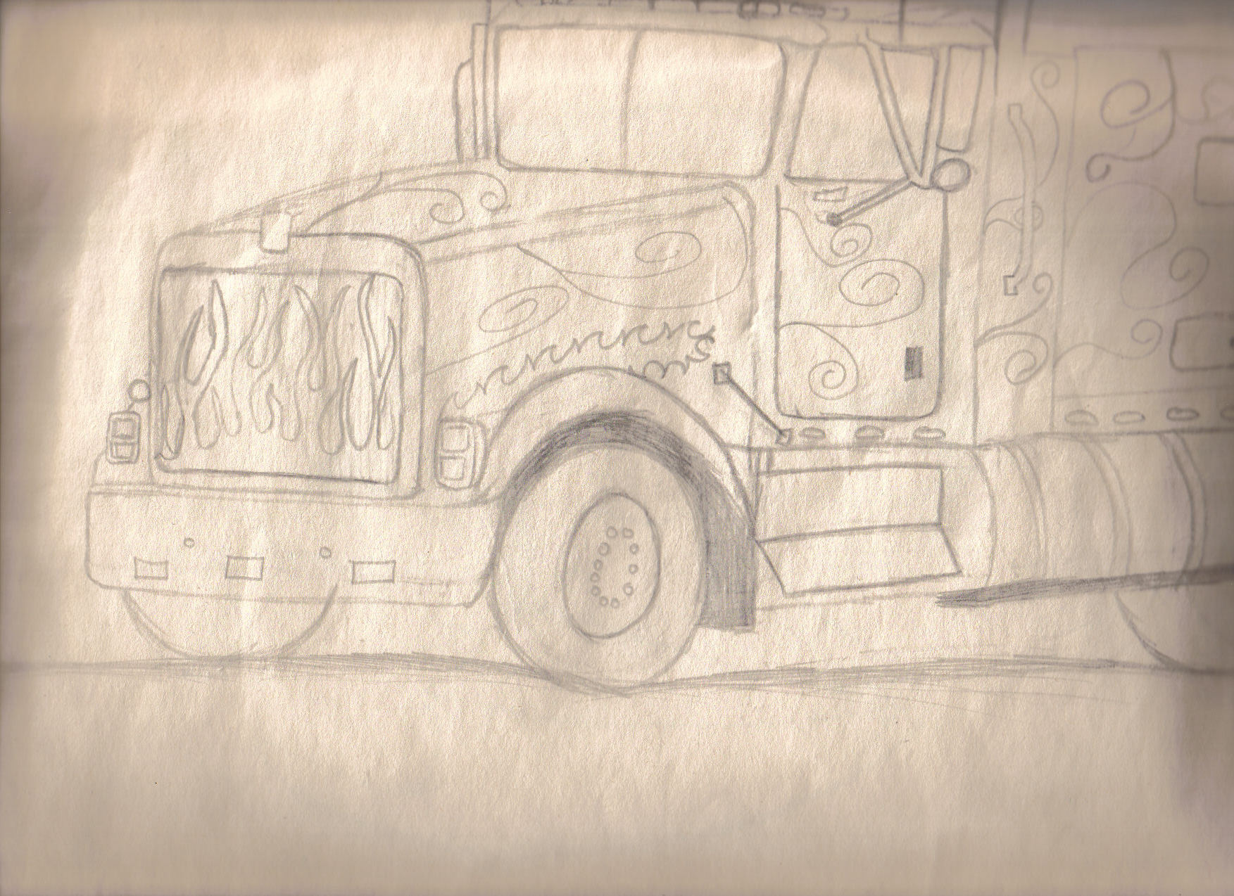 Mes chef d'oeuvres (dessins) 288918camion2