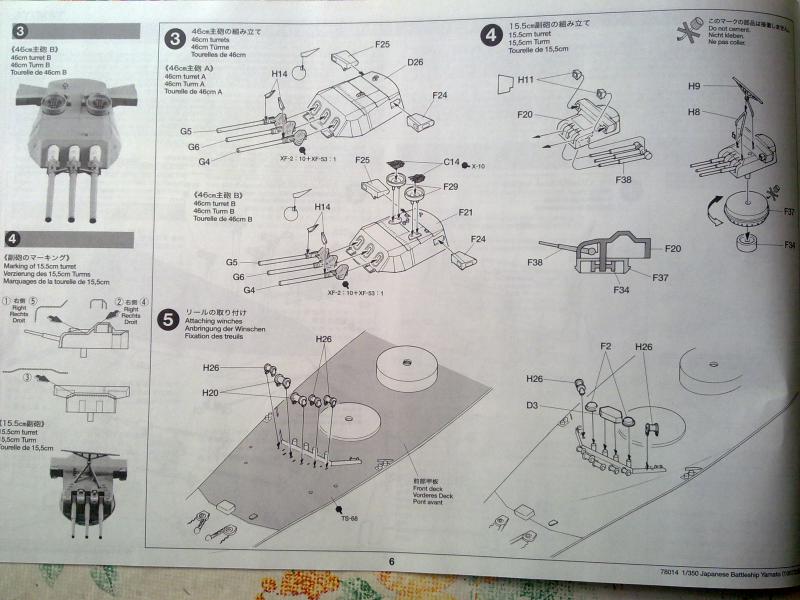 yamato par pascal 94 - LE YAMATO TAMIYA au 1/350ème de PASCAL 94 30476921042010018