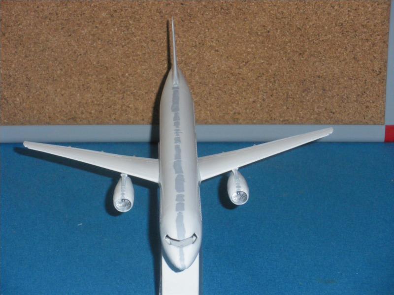 Airbus A321 "Millennium" Austrian Airlines - Revell 1/144ème 333605mastiquage2