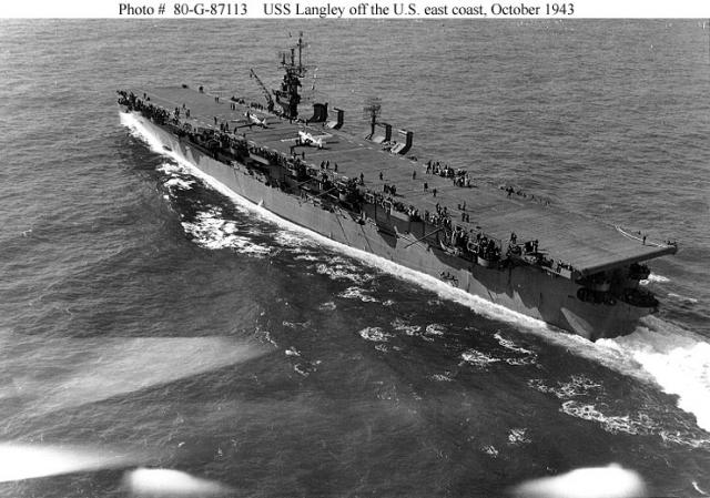 USN PORTE AVIONS USS LANGLEY 554693Langley_CVL27