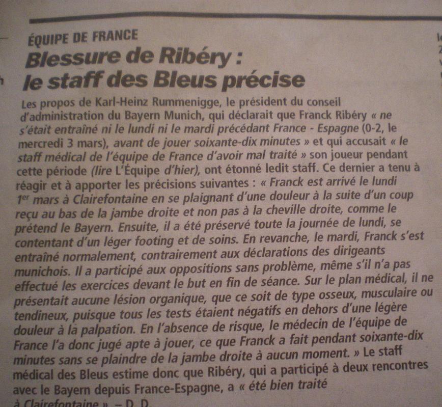 FRANCK RIBERY, LE KAISER - Page 2 718014IMGP0766