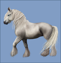 L'Elevage Lovely Devil 744583Cheval_Trait_Gris