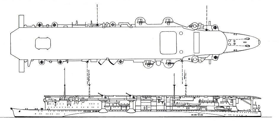 JAPON PORTE-AVIONS RYUJO 74668Ryujo_1939_2