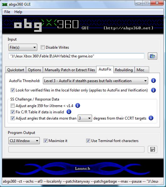 Vérifier un Back up avec abgx 360 756204abgx3603