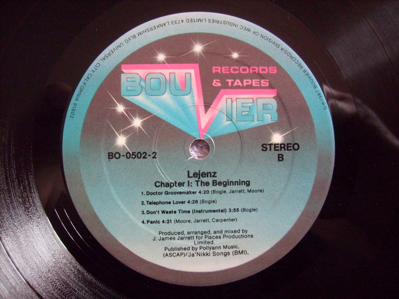 LP-LEJENZ-CHAPTER 1: THE BEGINNING-1987-BOUVIER REC 90540le4